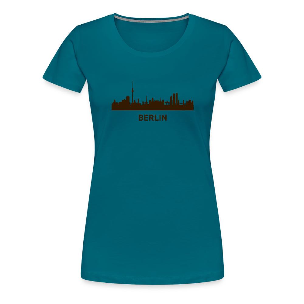 Frauen Premium T-Shirt Berlin - Divablau