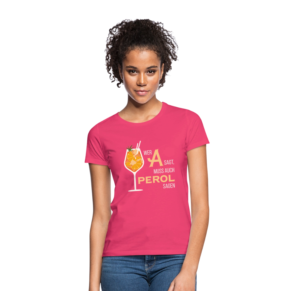 Frauen T-Shirt Aperol - Azalea