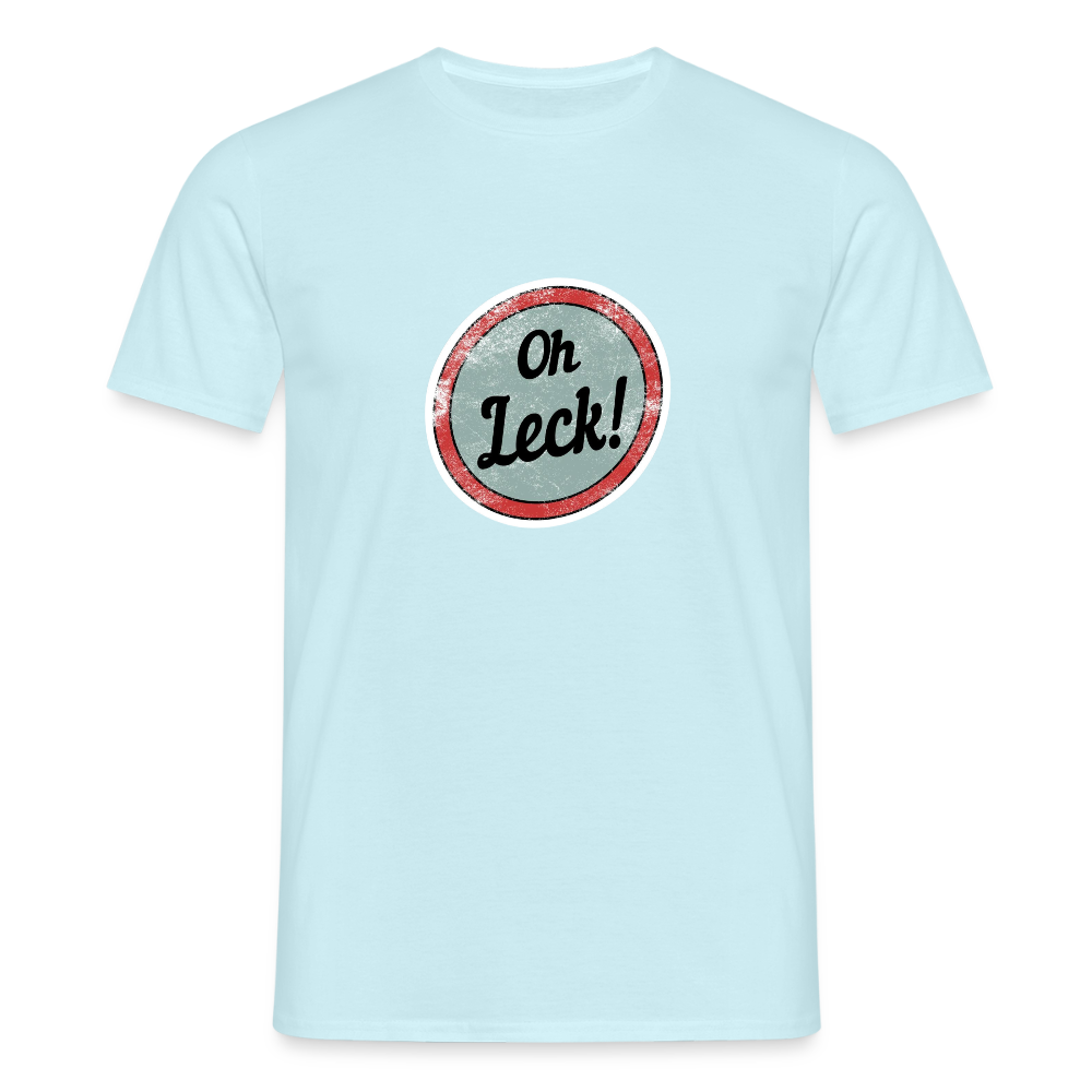 Männer T-Shirt Oh Leck! - Sky