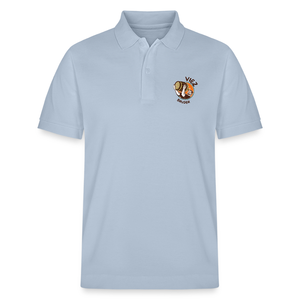 Unisex Bio-Poloshirt Viezbruder - sky Blue