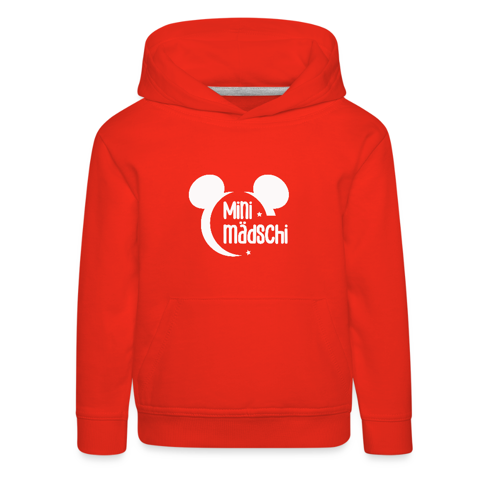 Kinder Premium Hoodie Mini Mädschi - Rot