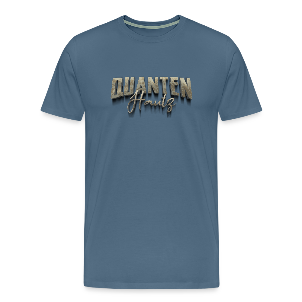 Männer Premium T-Shirt Quanten Hautz - Blaugrau