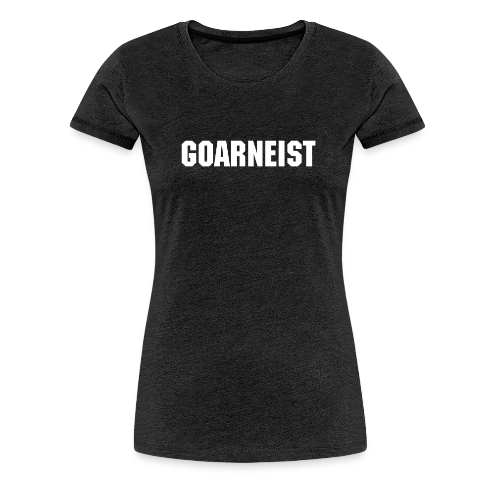 Frauen Premium T-Shirt Goarneist - Anthrazit