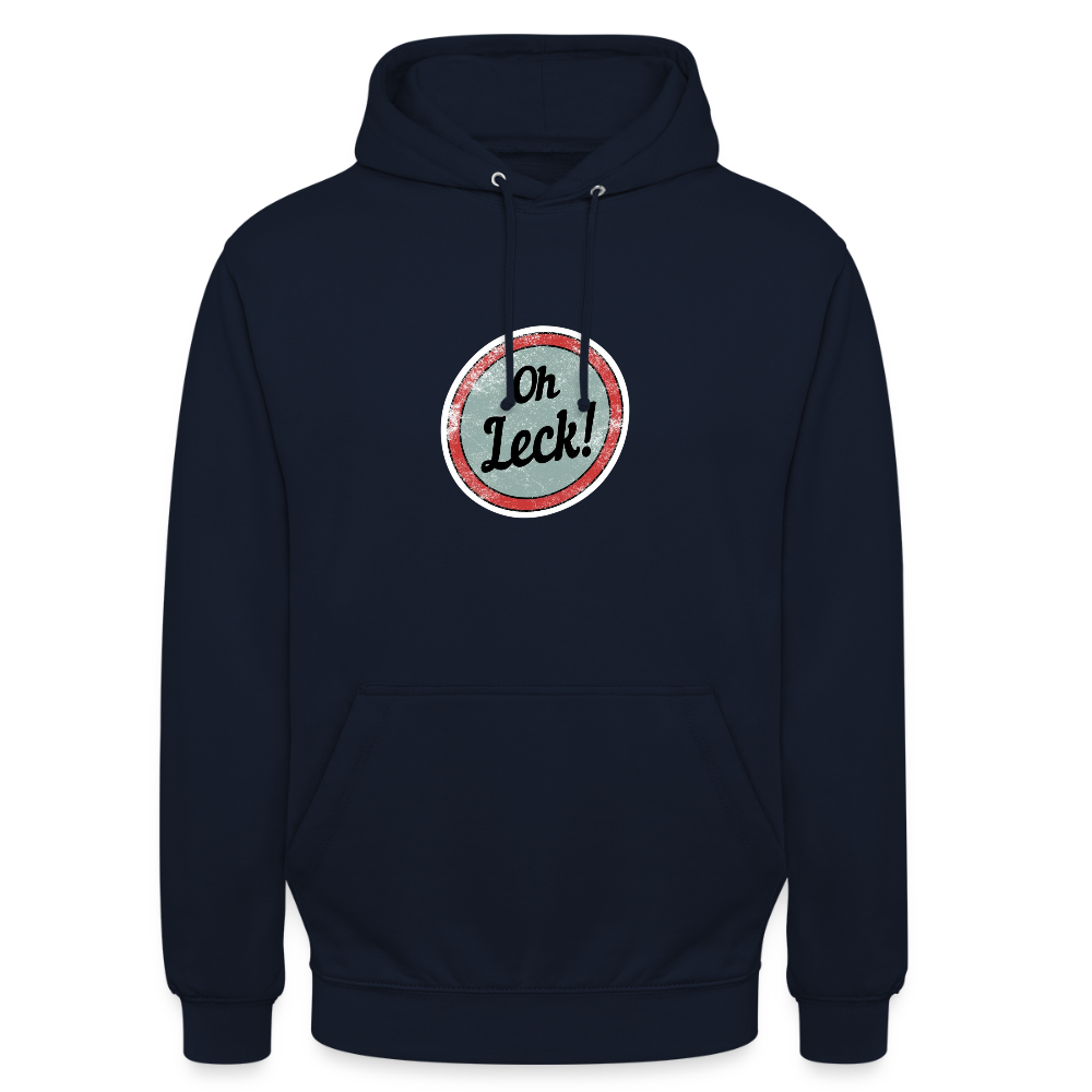 Unisex Hoodie Oh Leck! - Navy