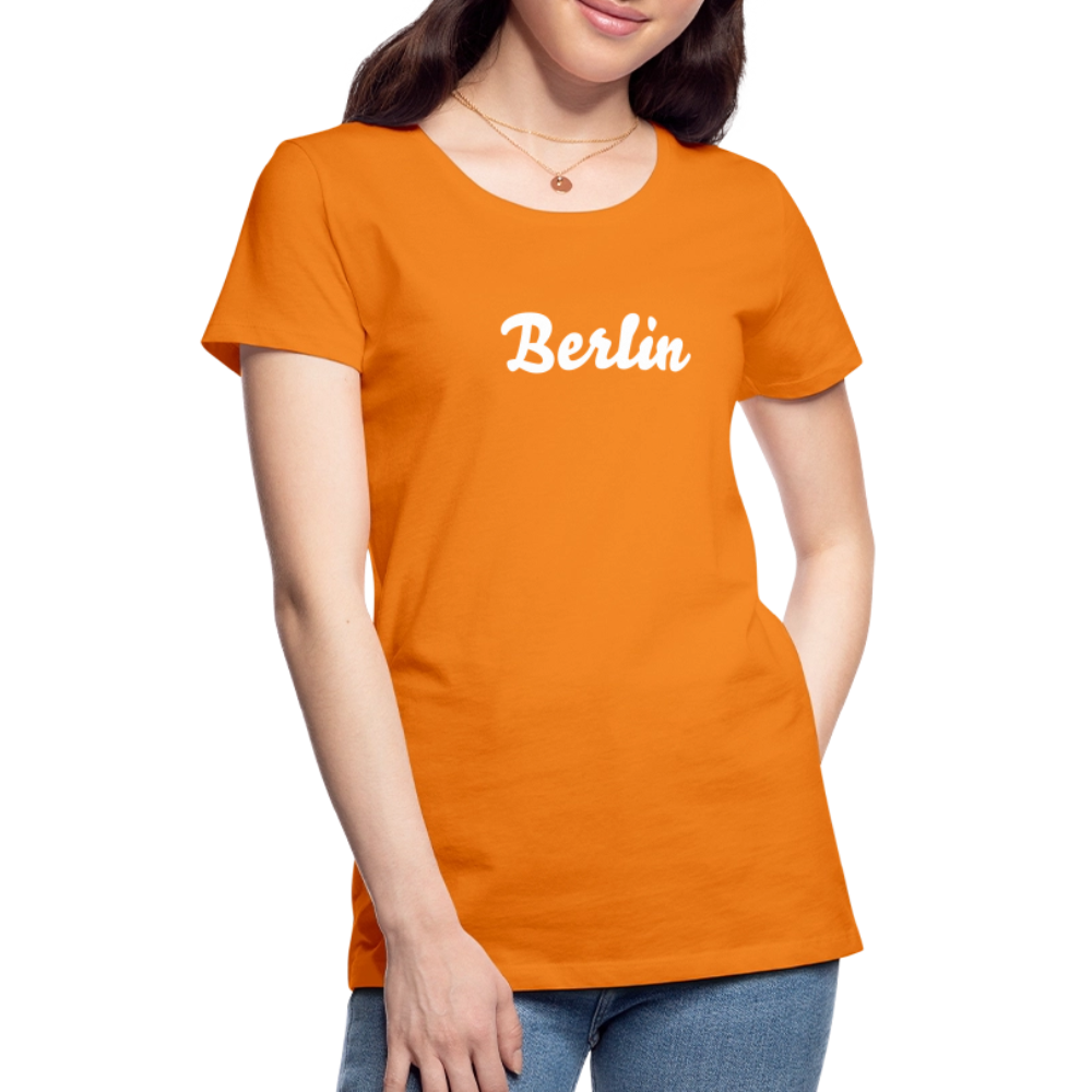 Frauen Premium T-Shirt Berlin - Orange