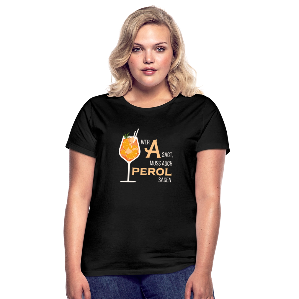 Frauen T-Shirt Aperol - Schwarz