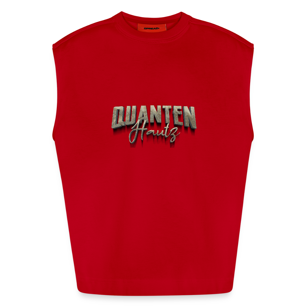 Heavyweight Oversized Organic Tank Top Quanten Hautz - Rot