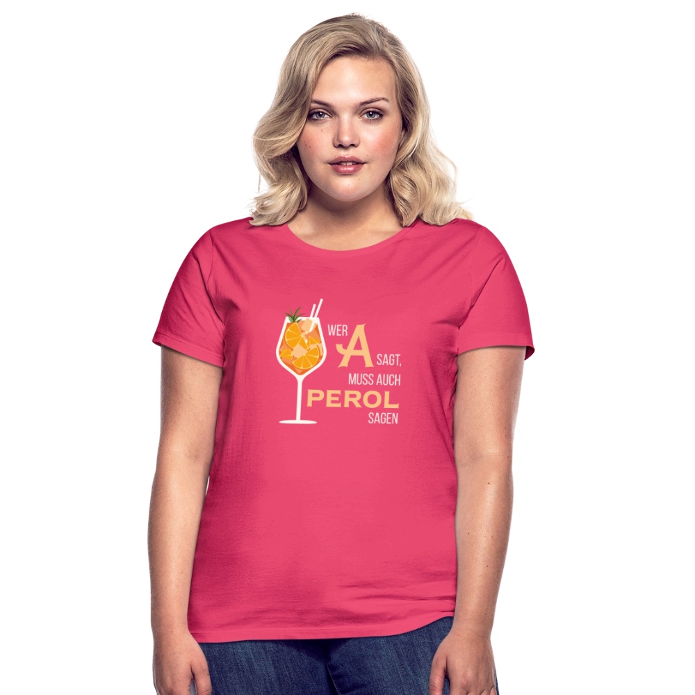 Frauen T-Shirt Aperol - Azalea