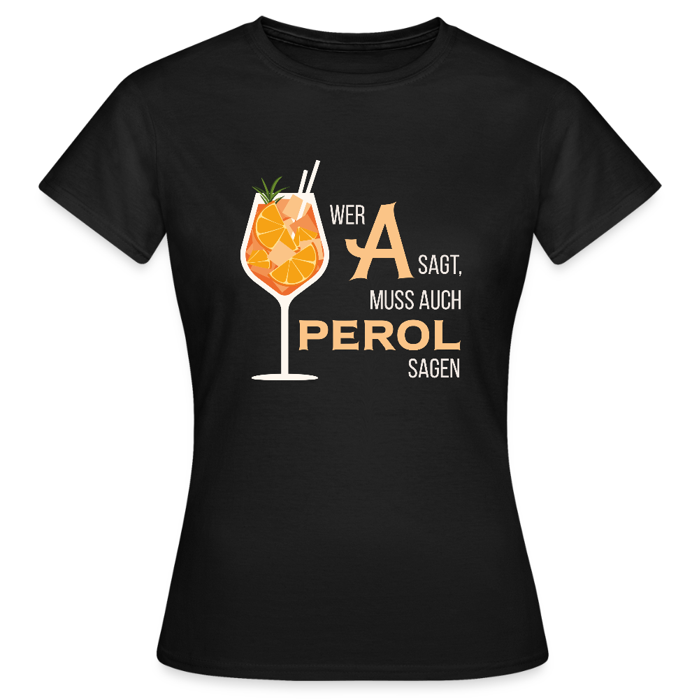 Frauen T-Shirt Aperol - Schwarz
