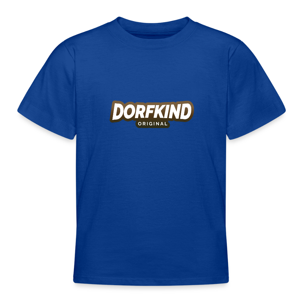 Teenager T-Shirt Dorfkind - Royalblau