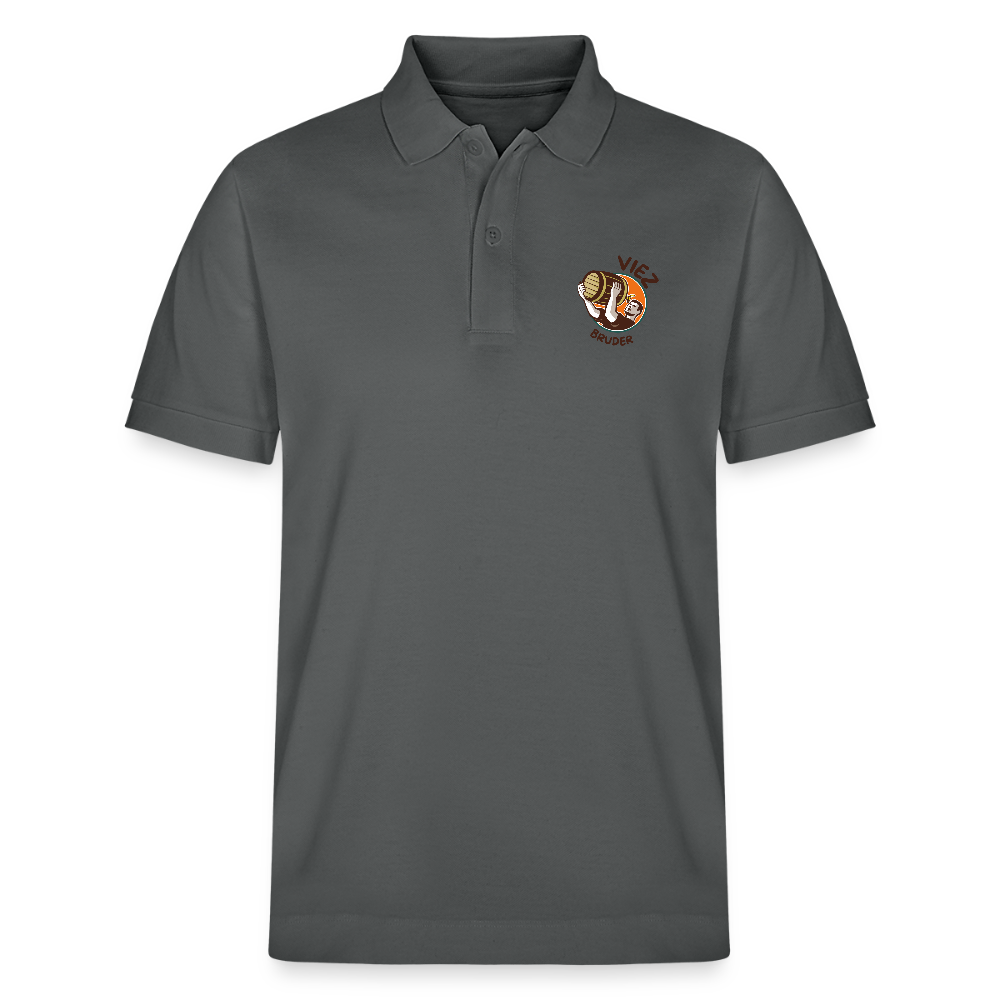 Unisex Bio-Poloshirt Viezbruder - Anthrazit