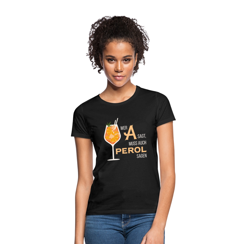 Frauen T-Shirt Aperol - Schwarz