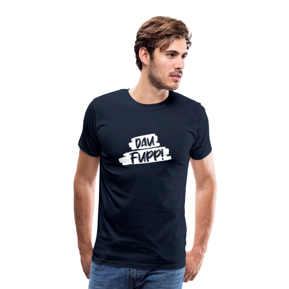 Männer Premium T-Shirt Dau Fupp - Navy
