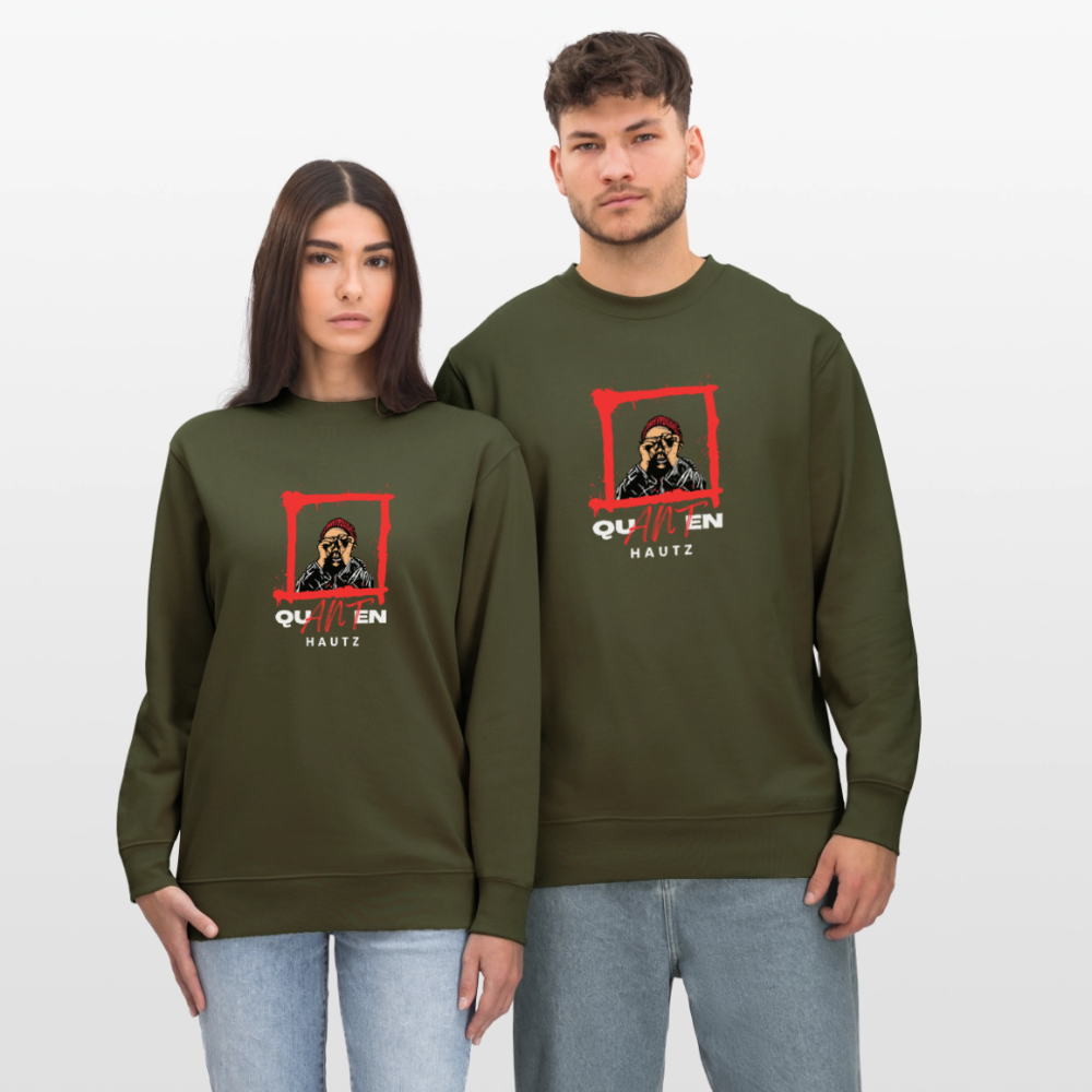 Unisex Bio-Sweatshirt CHANGER Quanten Hautz - Khaki
