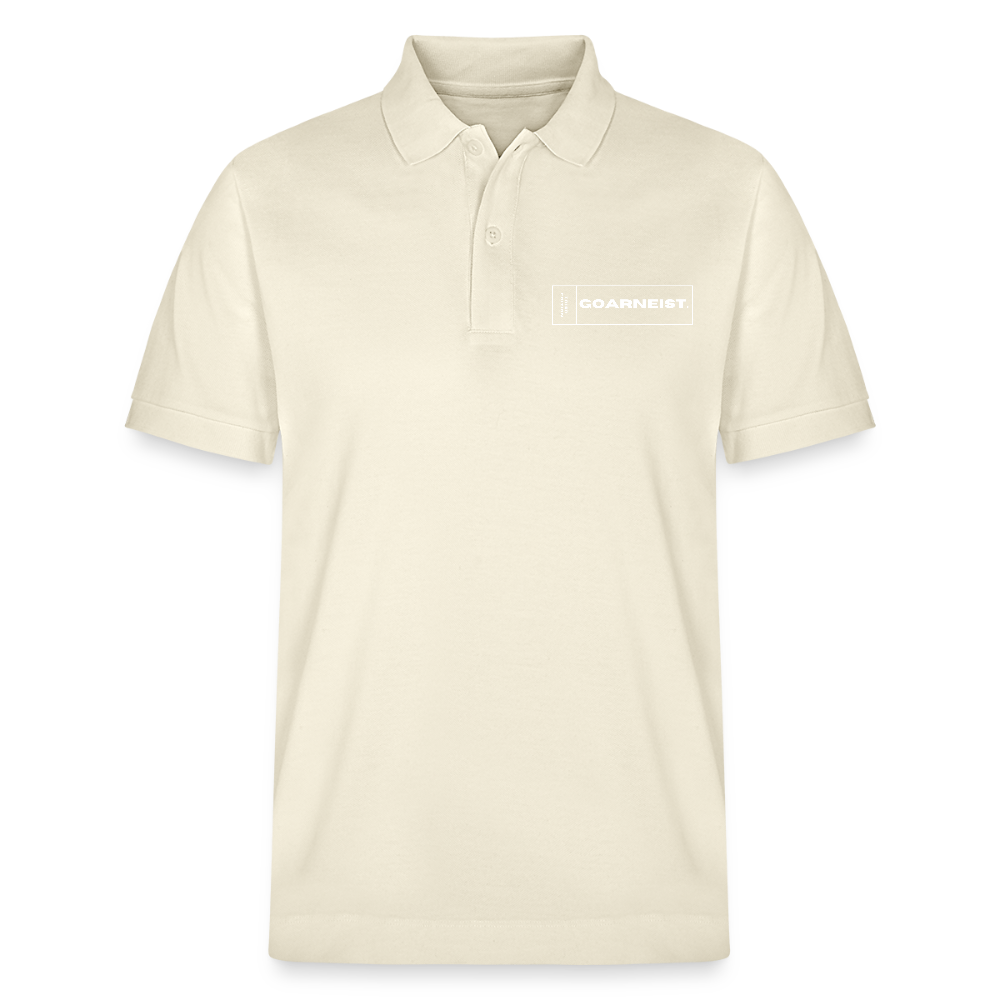 Unisex Bio-Poloshirt Goarneist - Weißgrau