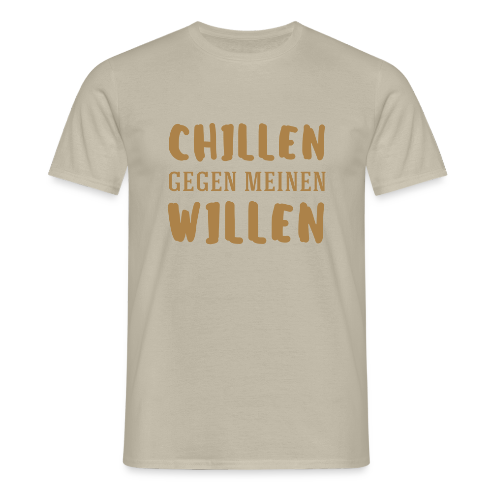 Männer T-Shirt Fun Shirt - Sandbeige