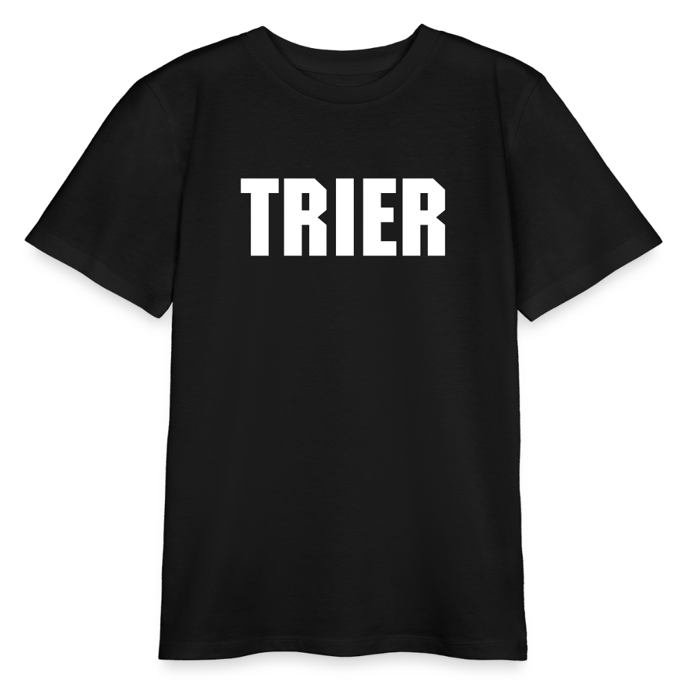 Stanley/Stella Bio Teenager T-Shirt Trier - Schwarz