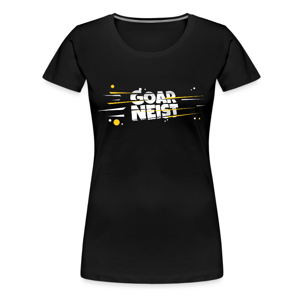 Frauen Premium T-Shirt Goarneist - Schwarz