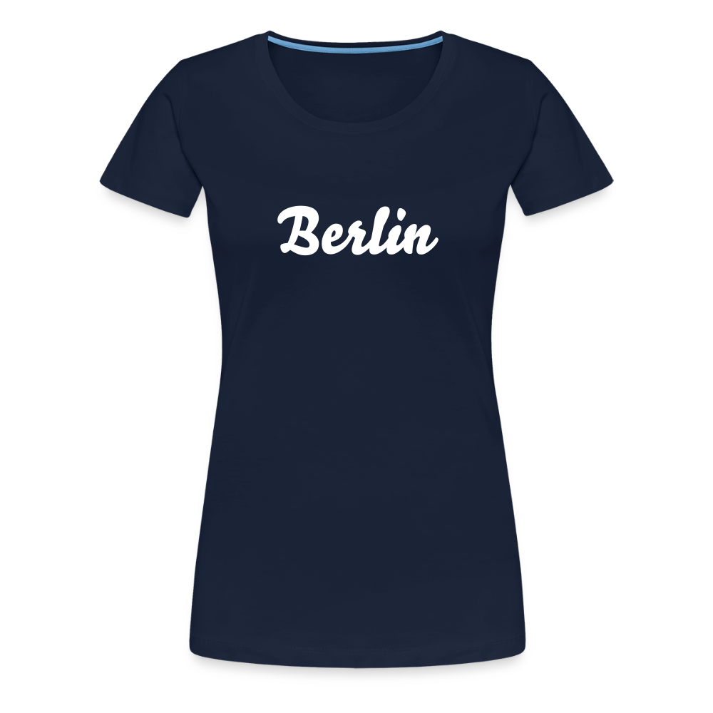 Frauen Premium T-Shirt Berlin - Navy