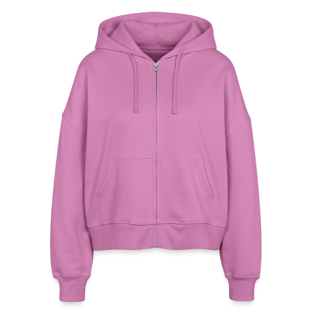 Stanley/Stella Boxy Frauen Bio Zip Hoodie Dorfkind - Pink