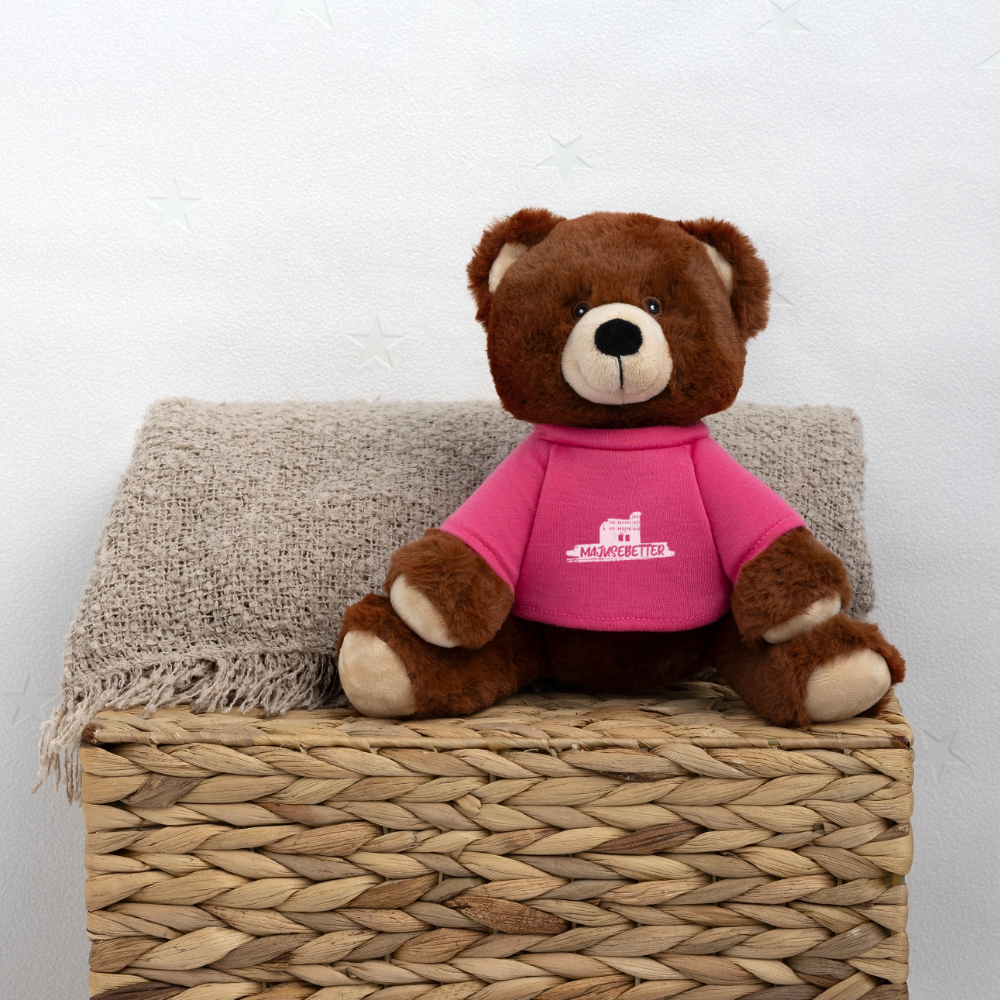 MiniFeet® RecycelBär® Braun majusebetter - Pink