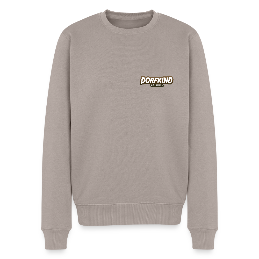 Männer Premium Pullover Dorfkind - Taupe