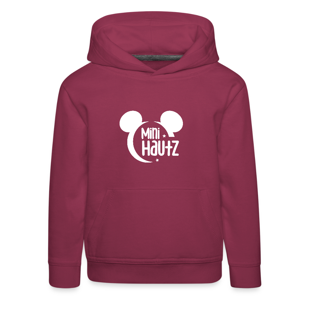 Kinder Premium Hoodie Mini Hautz - Bordeaux