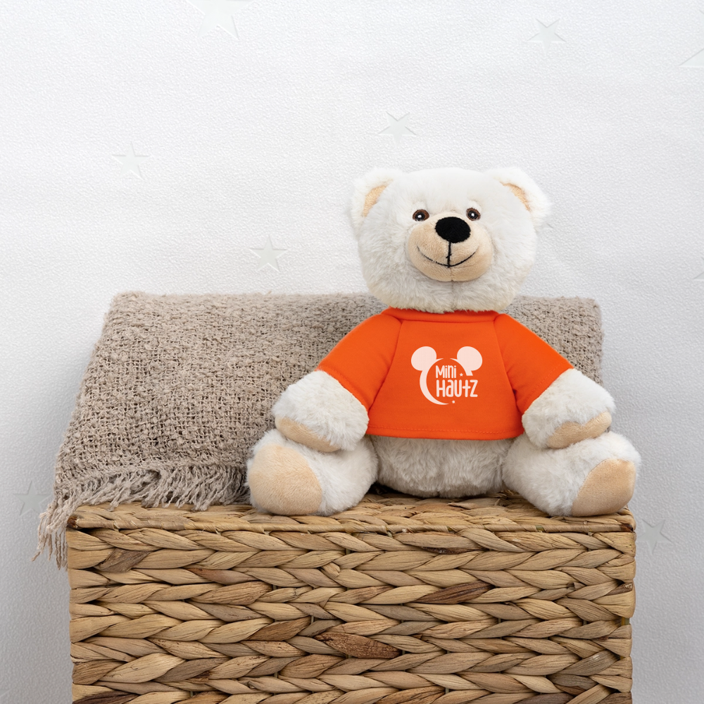 MiniFeet® RecycelBär® Creme mini Hautz - Goldorange