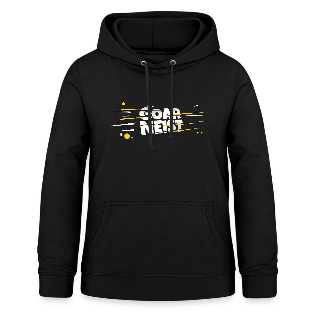 Frauen Hoodie Goaarneist - Schwarz