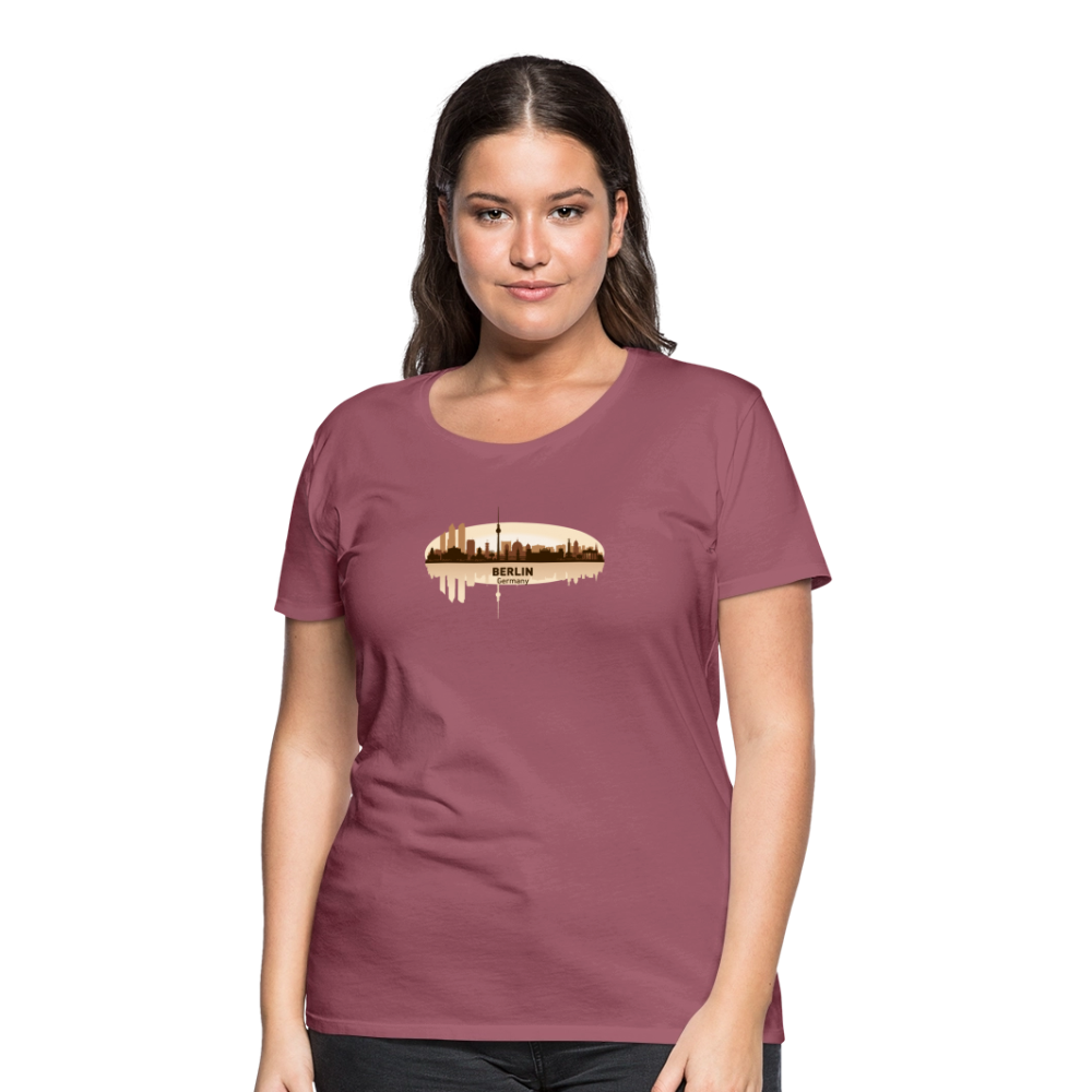 Frauen Premium T-Shirt Berlin - Malve