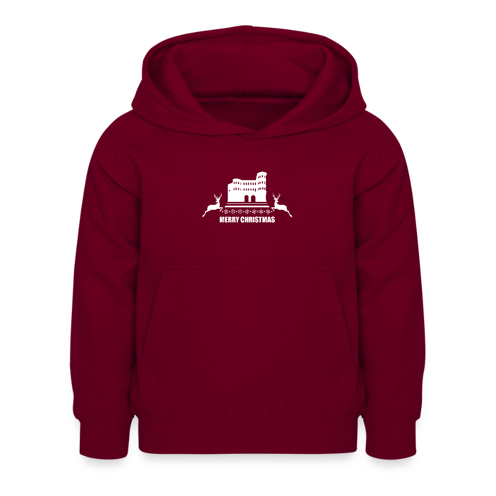 Kinder Hoodie Weihnachten - Bordeaux