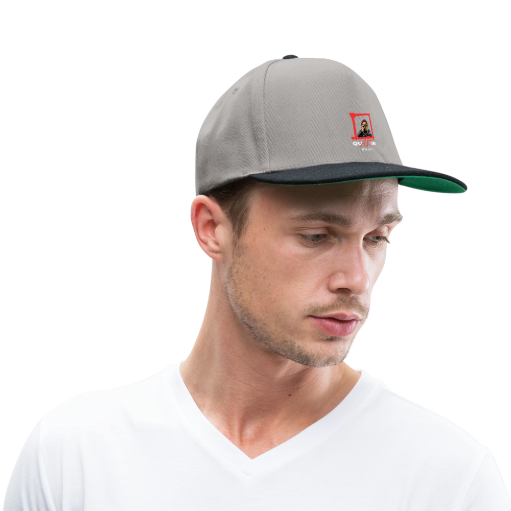 Snapback Cap Quanten Hautz - Graphit/Schwarz
