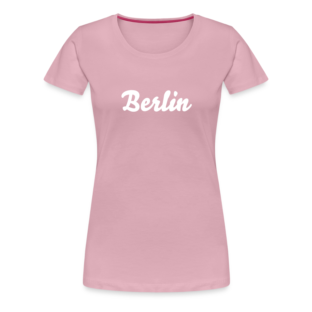 Frauen Premium T-Shirt Berlin - Hellrosa