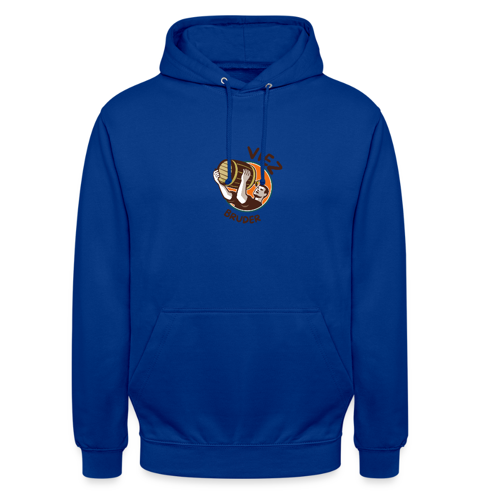 Unisex Hoodie Viezbruder - Royalblau