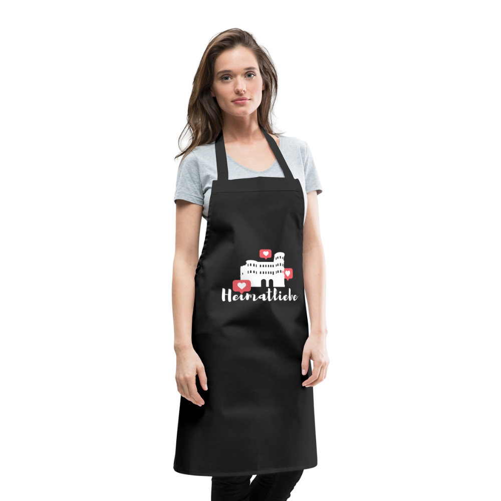Kochschürze Heimatliebe - Schwarz