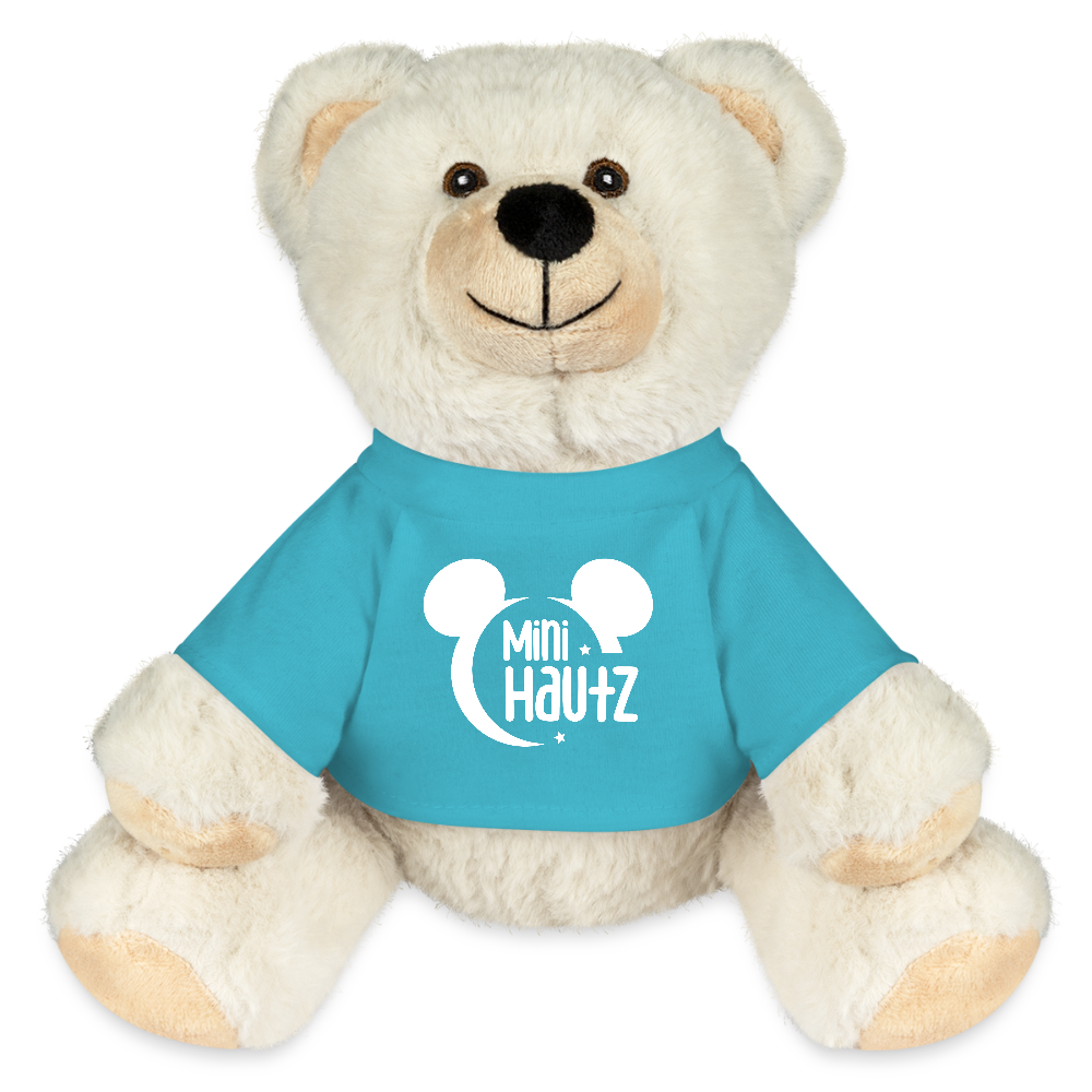 MiniFeet® RecycelBär® Creme mini Hautz - Atollblau