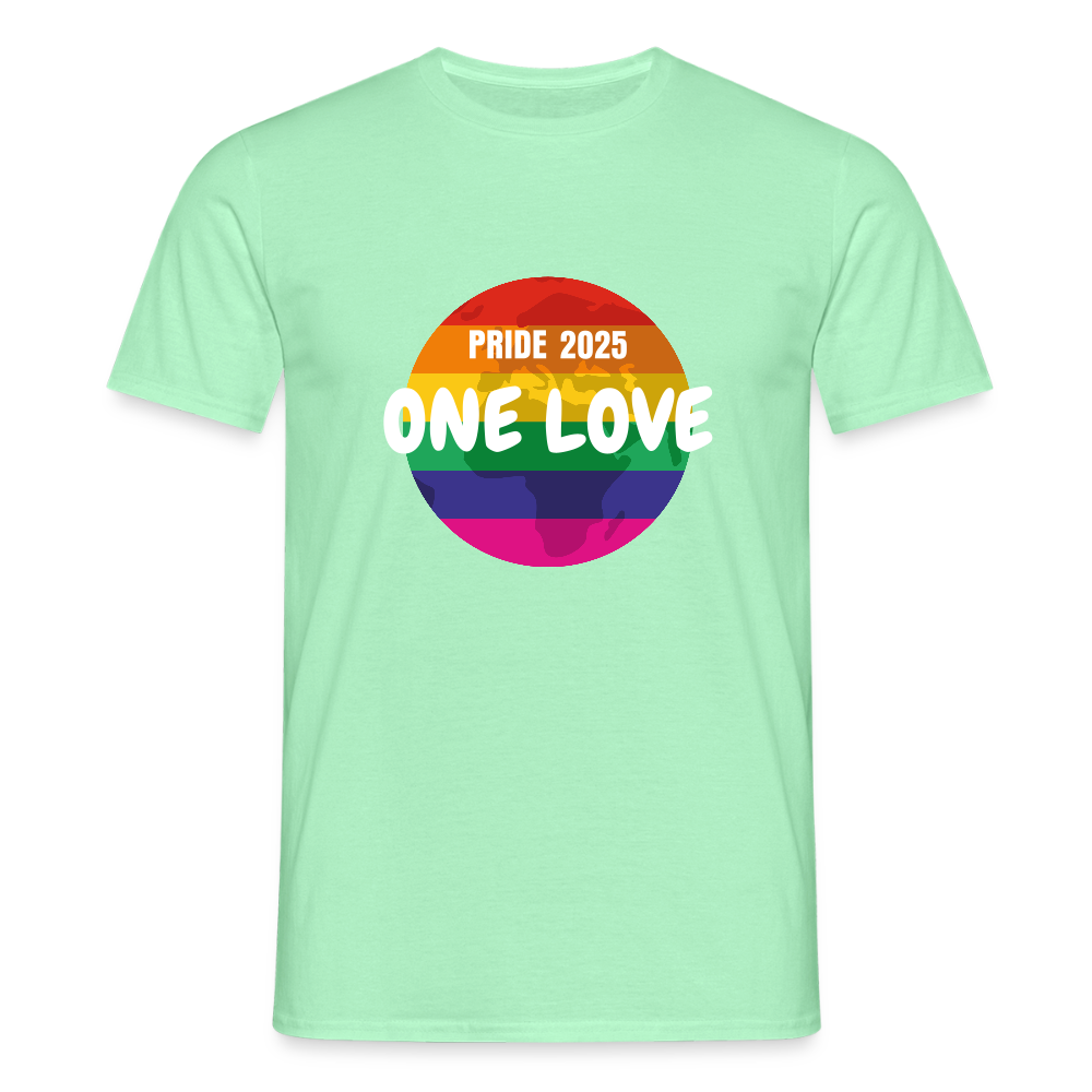Männer T-Shirt Pride - Mintgrün