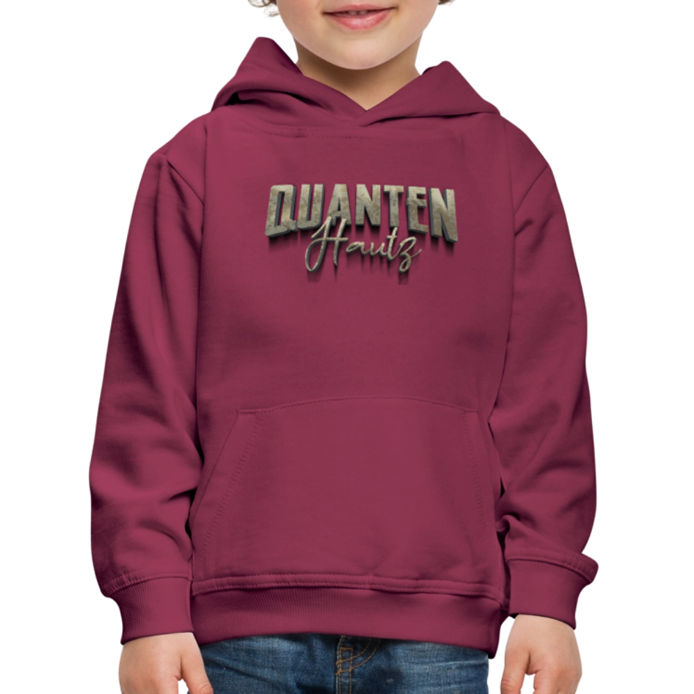 Kinder Premium Hoodie Quanten Hautz - Bordeaux