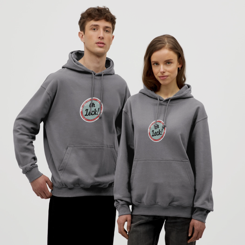 Unisex Hoodie Oh Leck! - Mittelgrau