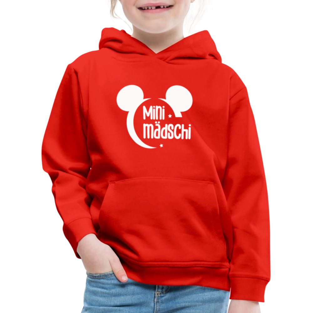 Kinder Premium Hoodie Mini Mädschi - Rot