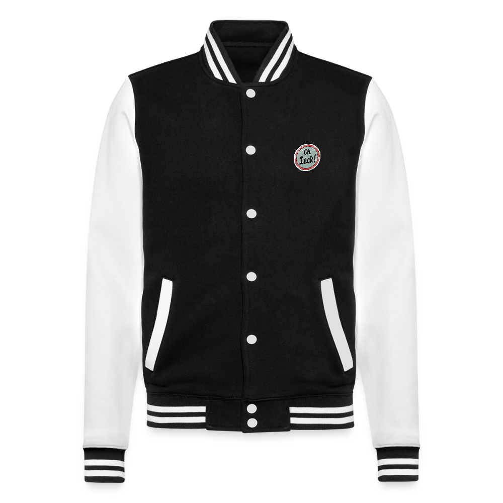 College-Sweatjacke Oh Leck! - Schwarz/Weiß