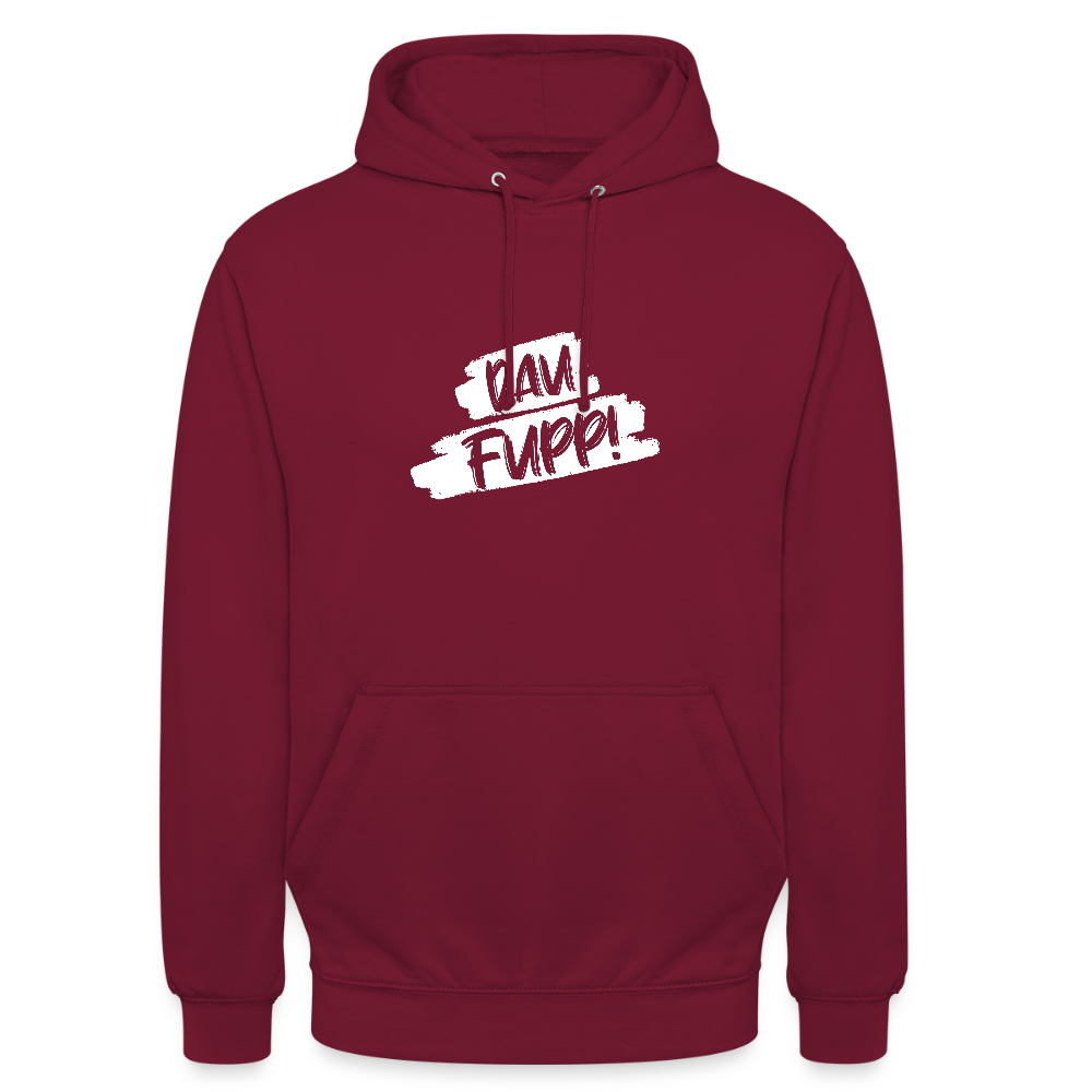 Unisex Hoodie Dau Fupp - Bordeaux