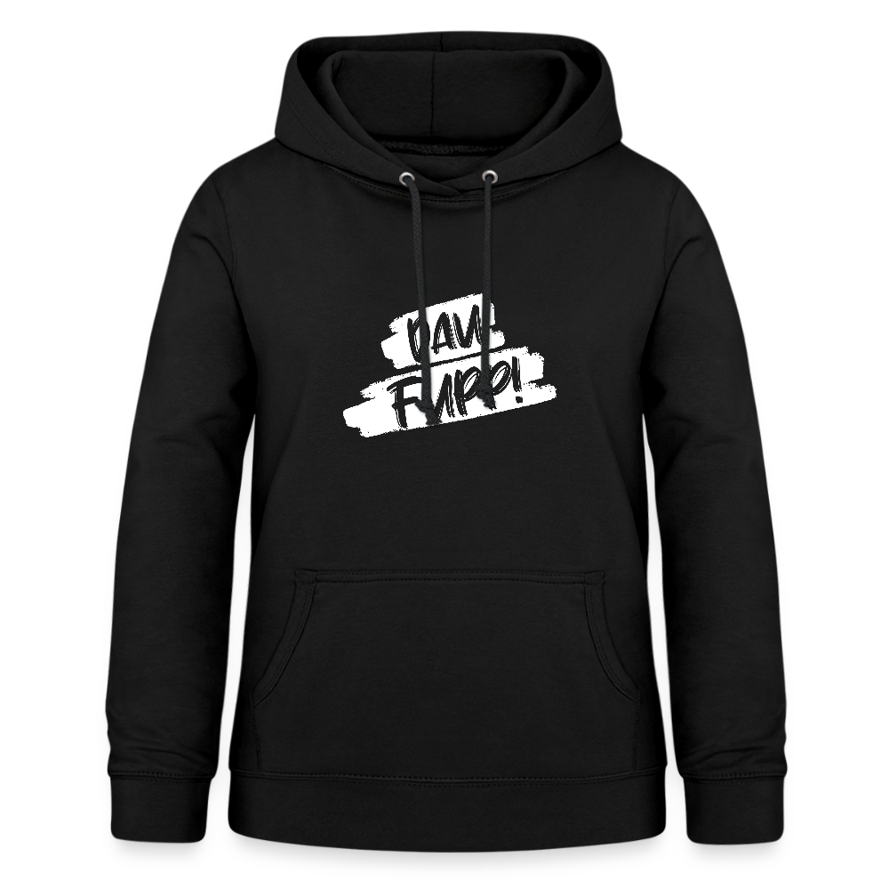 Frauen Hoodie Dau Fupp - Schwarz