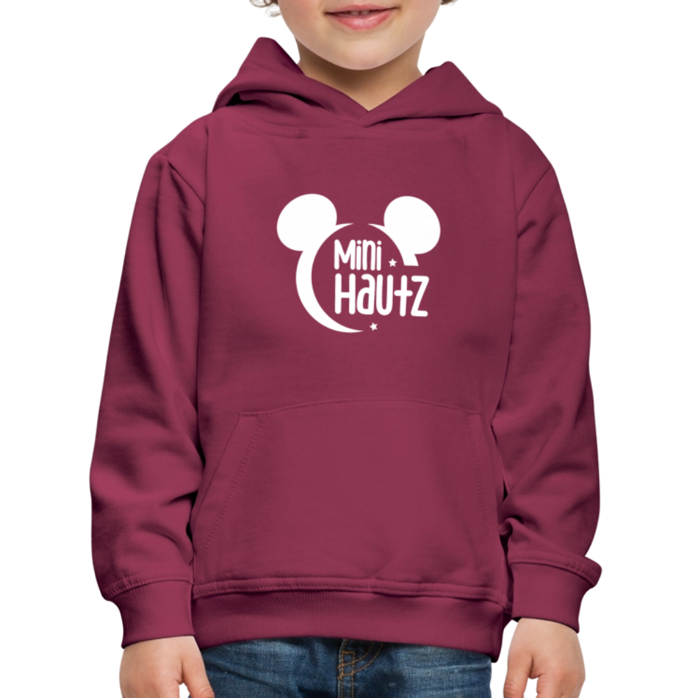Kinder Premium Hoodie Mini Hautz - Bordeaux