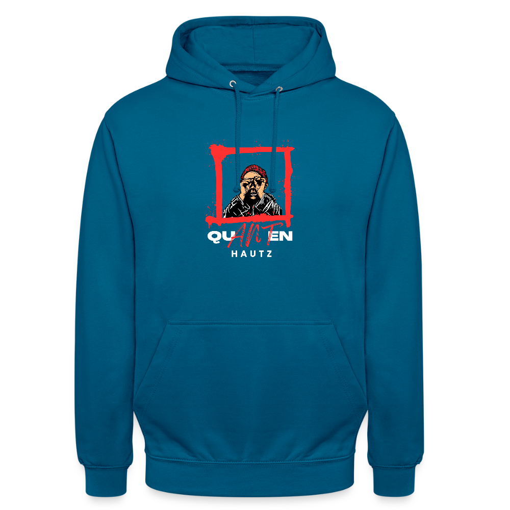 Unisex Hoodie Quanten Hautz - Tiefseeblau 