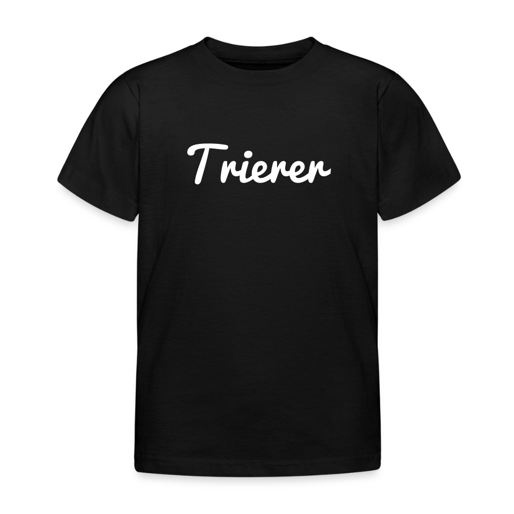 Kinder T-Shirt Trierer - Schwarz
