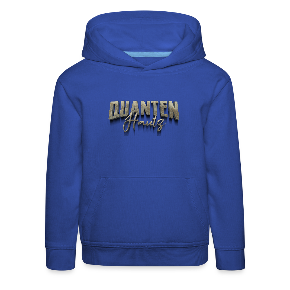 Kinder Premium Hoodie Quanten Hautz - Royalblau