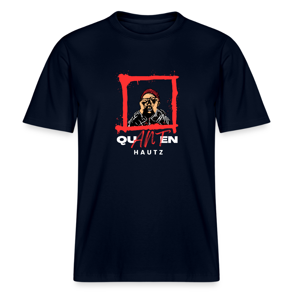 Relaxed Fit Unisex Bio-T-Shirt Quanten Hautz - Navy