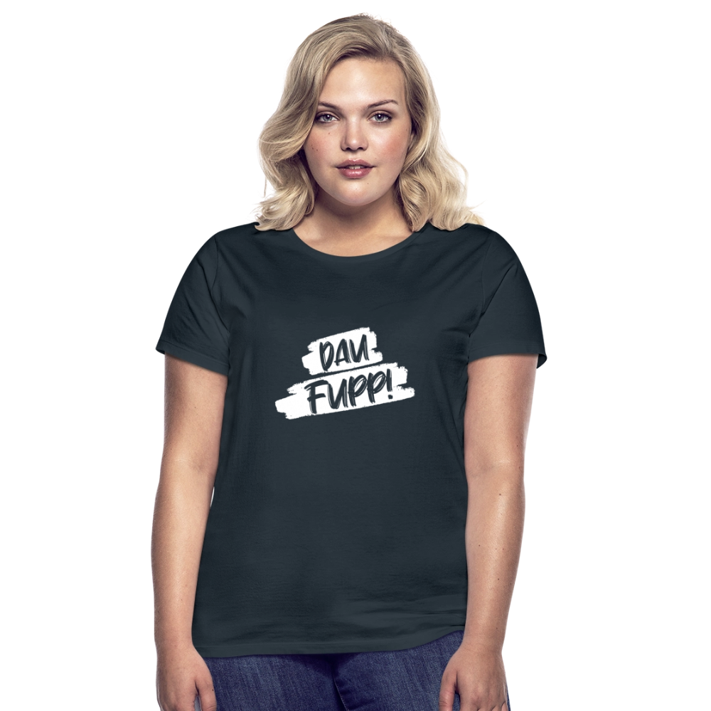 Frauen T-Shirt Dau Fupp - Navy