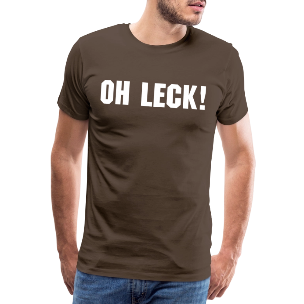 Männer Premium T-Shirt Oh Leck! - Edelbraun